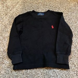 Polo by Ralph Lauren 2t black thermal shirt